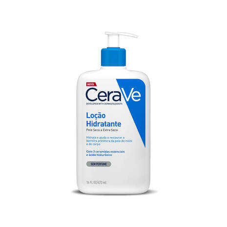 CeraVe Kit Hidratação Completa Loção Creme Mãos 4 Peças