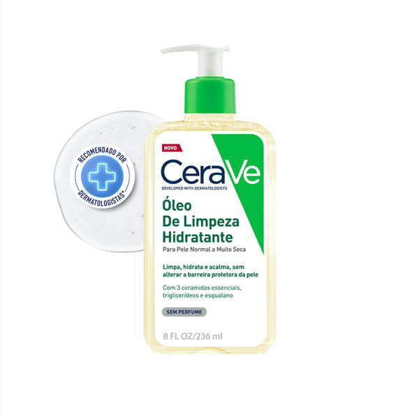 CeraVe Óleo de Limpeza Hidratante com Triglicerídeo e Esqualeno 236ml
